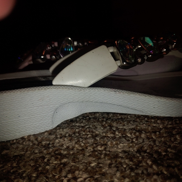 White gem flip flops - Picture 2 of 2